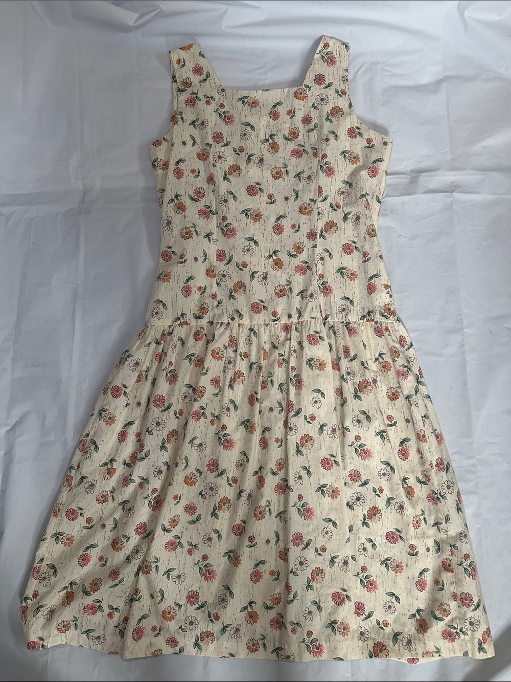 πΈβ¨ Vintage Floral Button-Front Dress β Size 32 Tall β¨πΈ - Picture 2 of 6